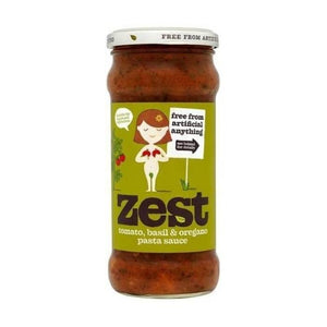 Zest - Tomato, Basil & Oregano Pasta Sauce, 340g