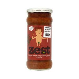 Zest - Tomato & Fiery Chilli Pasta Sauce, 340g