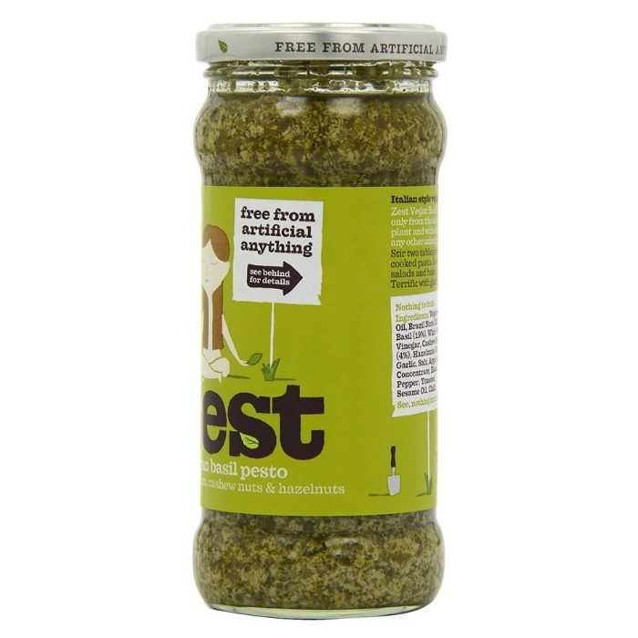 Zest - Vegan Basil Pesto 340g - front