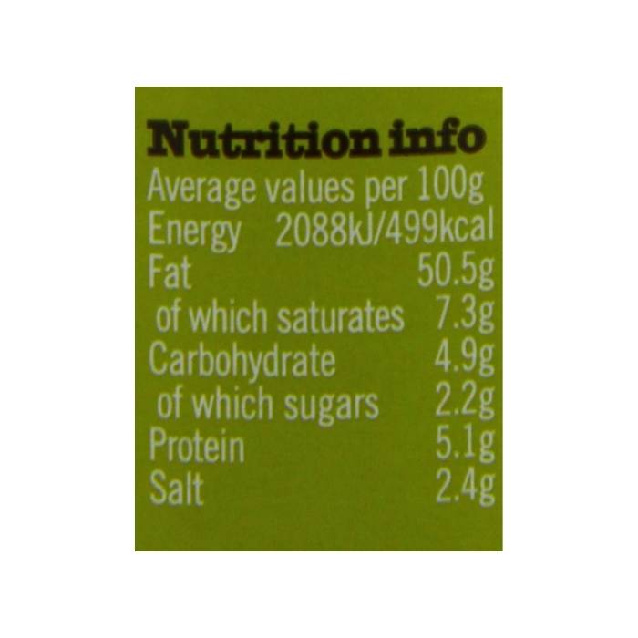Zest - Vegan Red Pesto, 165g - Nutrition Information