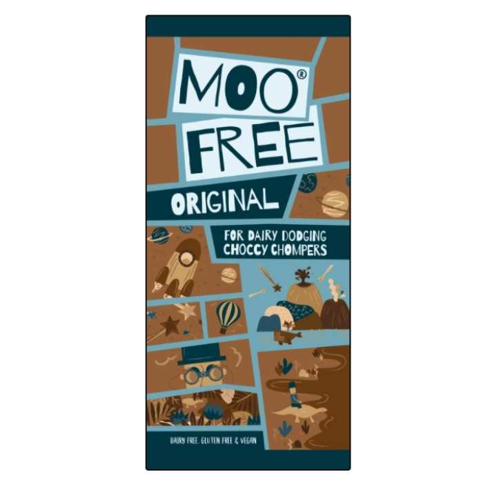 moo free - everyday bar Original Chocolate 80g - front